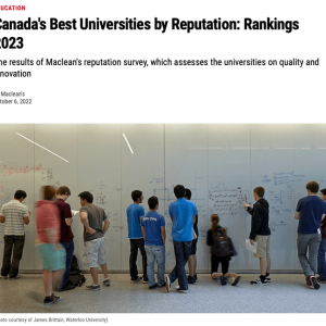 2023《麦考林杂志》加拿大大学排名出炉