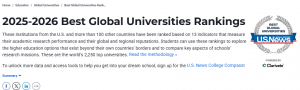 £U.S. News 2025-2026ѧʽ